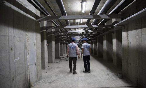 اجرای زیرساخت نمایشگاه شهر آفتاب